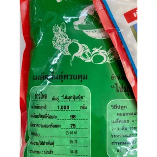 ข้าวโพดปุ้มปุ้ย ข้าวโพดข้าวเหนียวขาว 1 Kg ของใหม่ชัวร์ สิ้นอายุทำพันธ์ 05 / 70