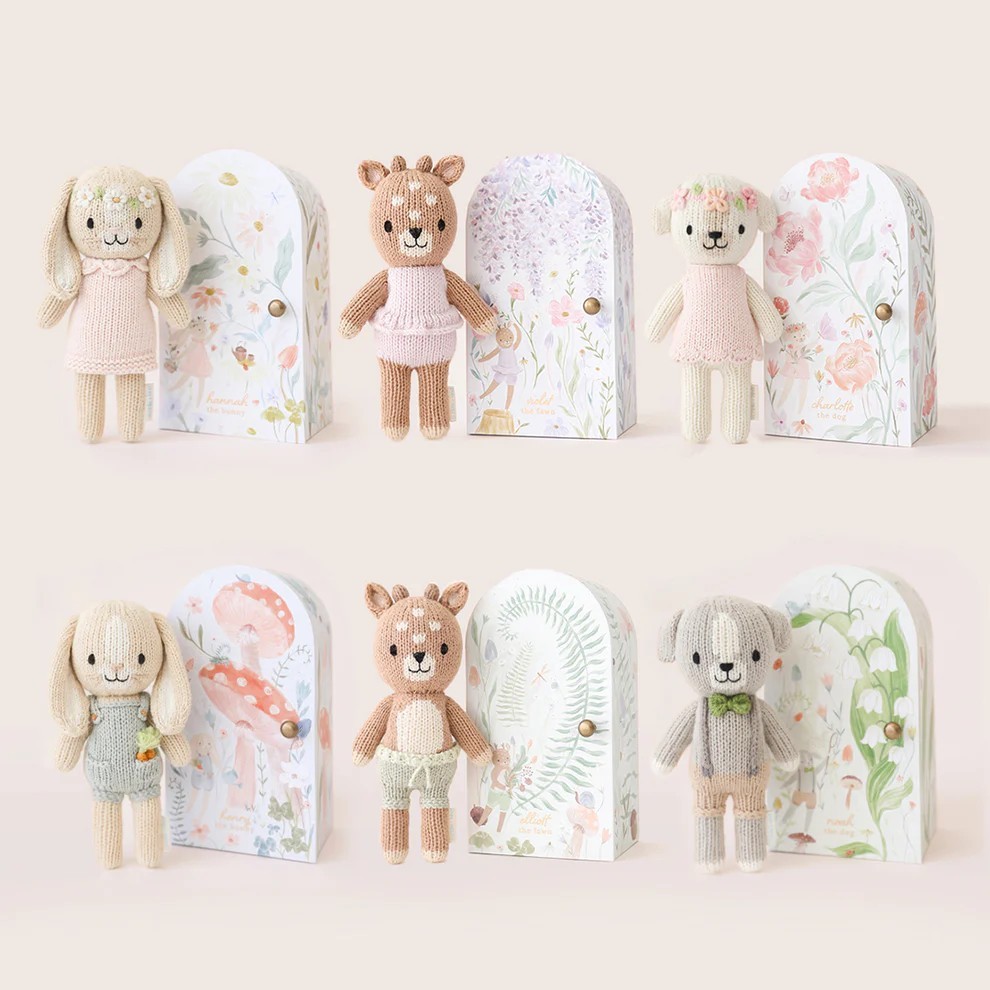 Cuddle+Kind ตุ๊กตาถักมือ Tiny Collection 6 inch