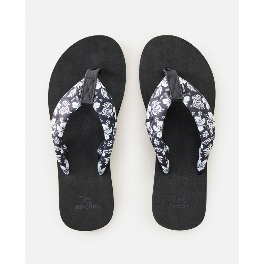 RIPCURL รองเท้าแตะผู้หญิงสีดำ 17JWOT FREEDOM PLUSH BLOOM OPEN TOE 2025-S1