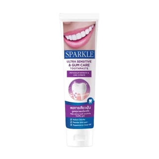 [ใหม่] Sparkle ยาสีฟัน Ultra Sensitive & Gum Care 100G สปาร์คเคิล อัลตร้า เซนซิทีฟ แอนด์ กัม แคร์ ทูธเพสท์ (10SK00211)