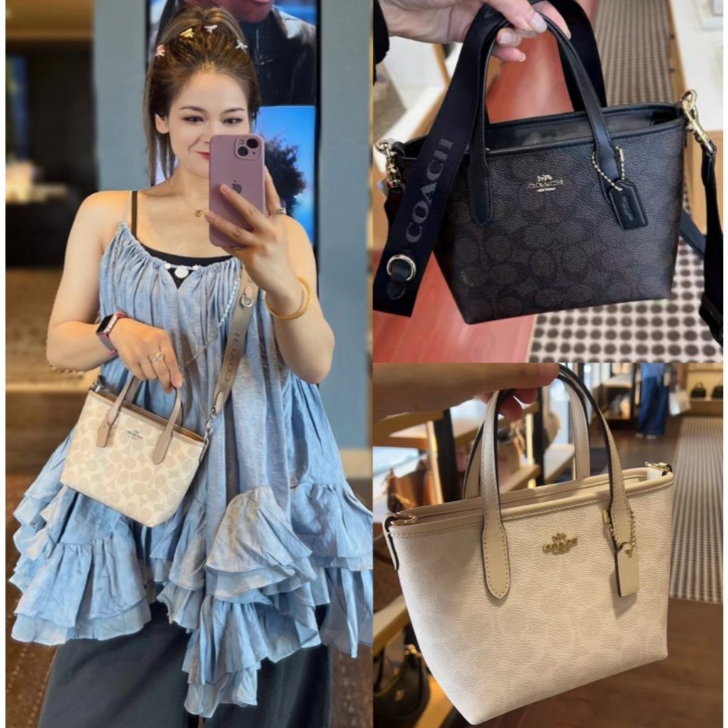 ซื้อตรงจากอเมริกา มีสินค้าในจีน COACH City 15 Mini Crossbody Tote Bag CW032