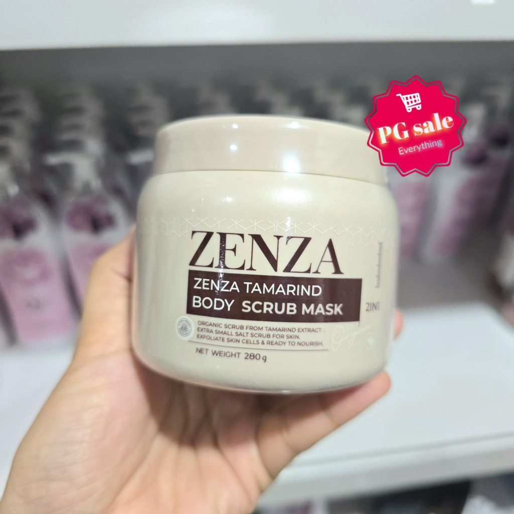 สครับเซ็นซ่า Zenza สครับมะขามนมสด เนื้อละเอียดไม่บาดผิว กลิ่นหอม ขนาด 280 กรัม