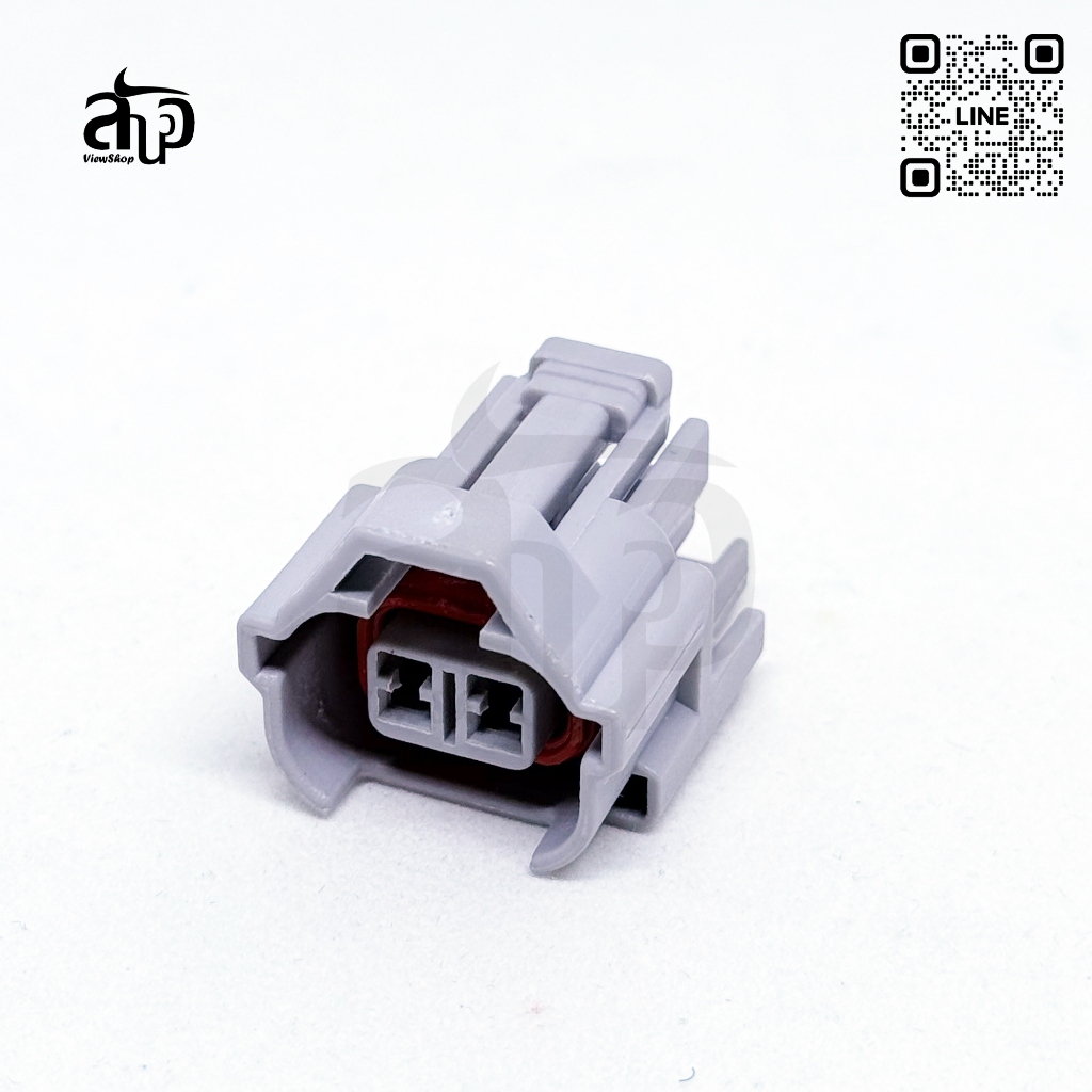 ปลั๊ก Connector 2 PIN ร่องบน ปลั๊กหัวฉีด HD028Y-2-21J #ล้านวิว #ViewShop