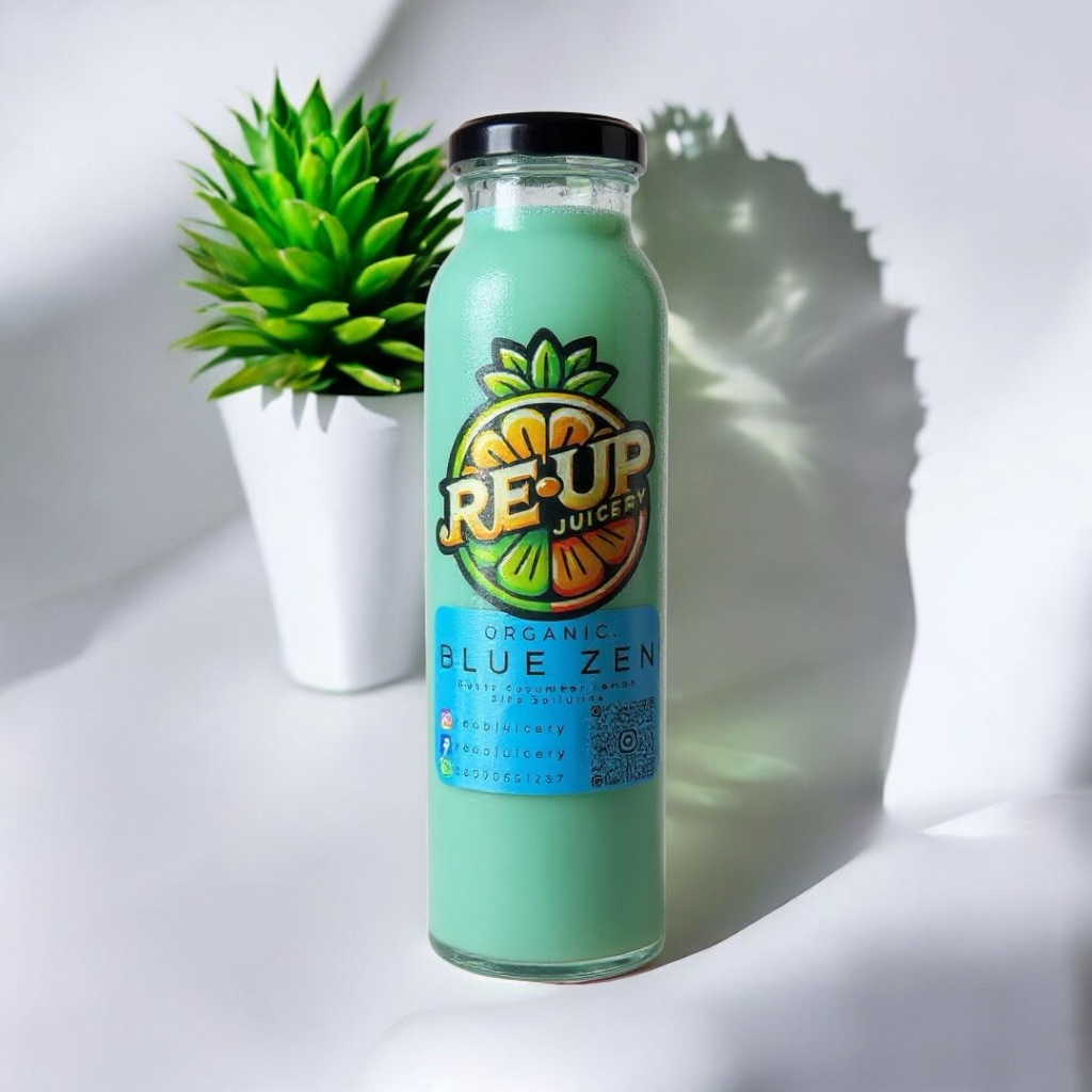 BLUE ZEN - Organic Cold-Pressed | Guava, Cucumber, Lemon, Cracked Cell Blue Spirulina