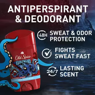 *ของแท้นำเข้าจากUSA* Old Spice โรลออน กลิ่น Krakengard กลิ่นไม้ผสมส้มและมิ้นท์ หอบอบอุ่น นุ่มเย็น น่าค้นหา