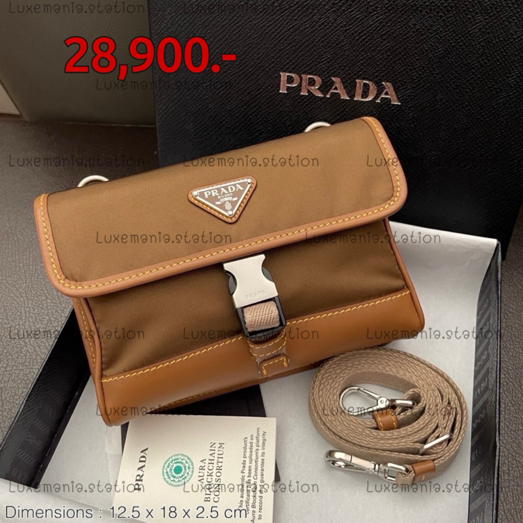 🇹🇭👜[พร้อมส่ง]: New!! Prada Crossbody 2ZH108 สายใหม่ ‼️ก่อนกดสั่งรบกวนทักมาเช็คสต๊อคก่อนนะคะ‼️