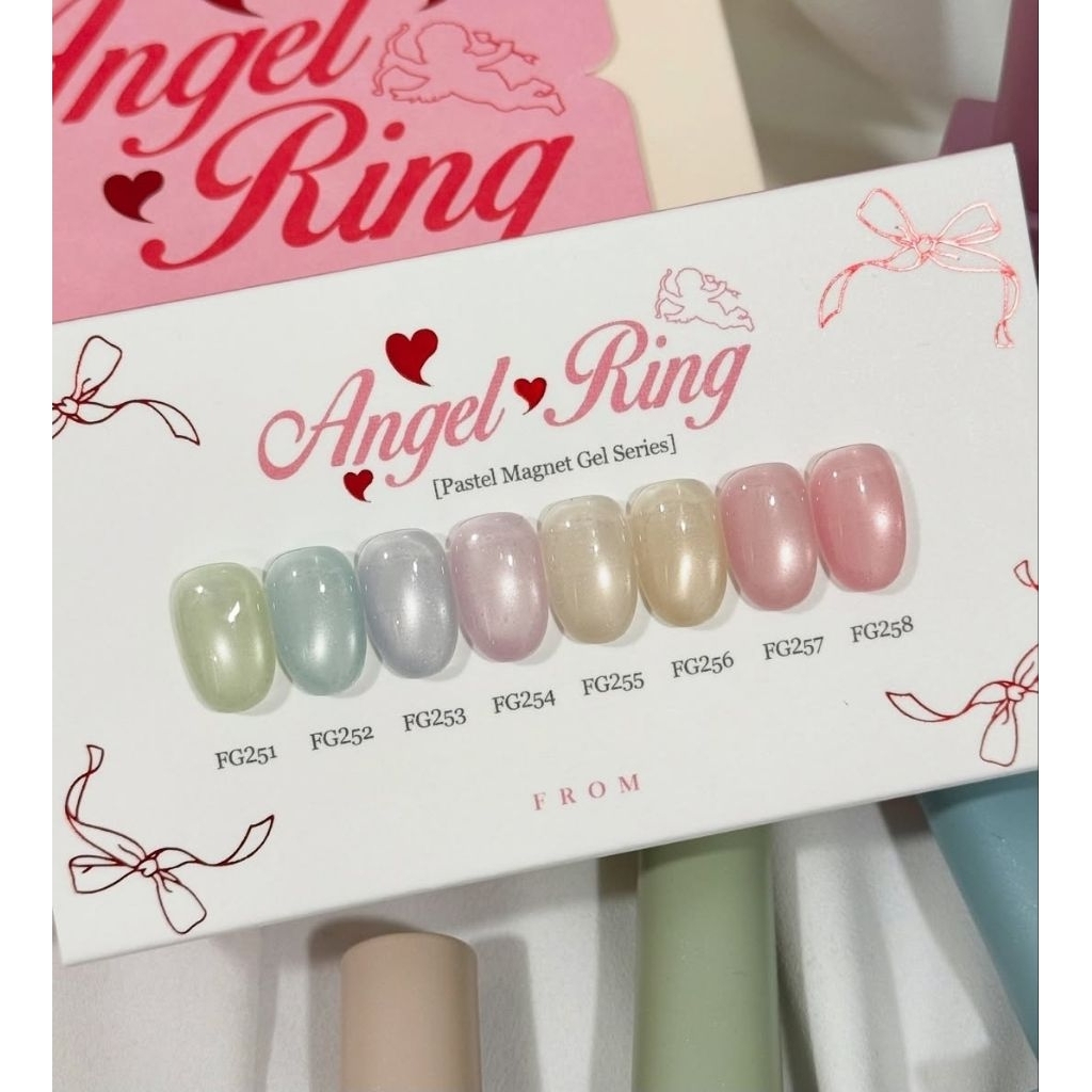 เซตสีเจล🇰🇷FROM THE NAIL Angel's Ring collection cateye satin 8สีลูกแก้ว FG251-258 ของแท้🇰🇷พร้อมส่ง