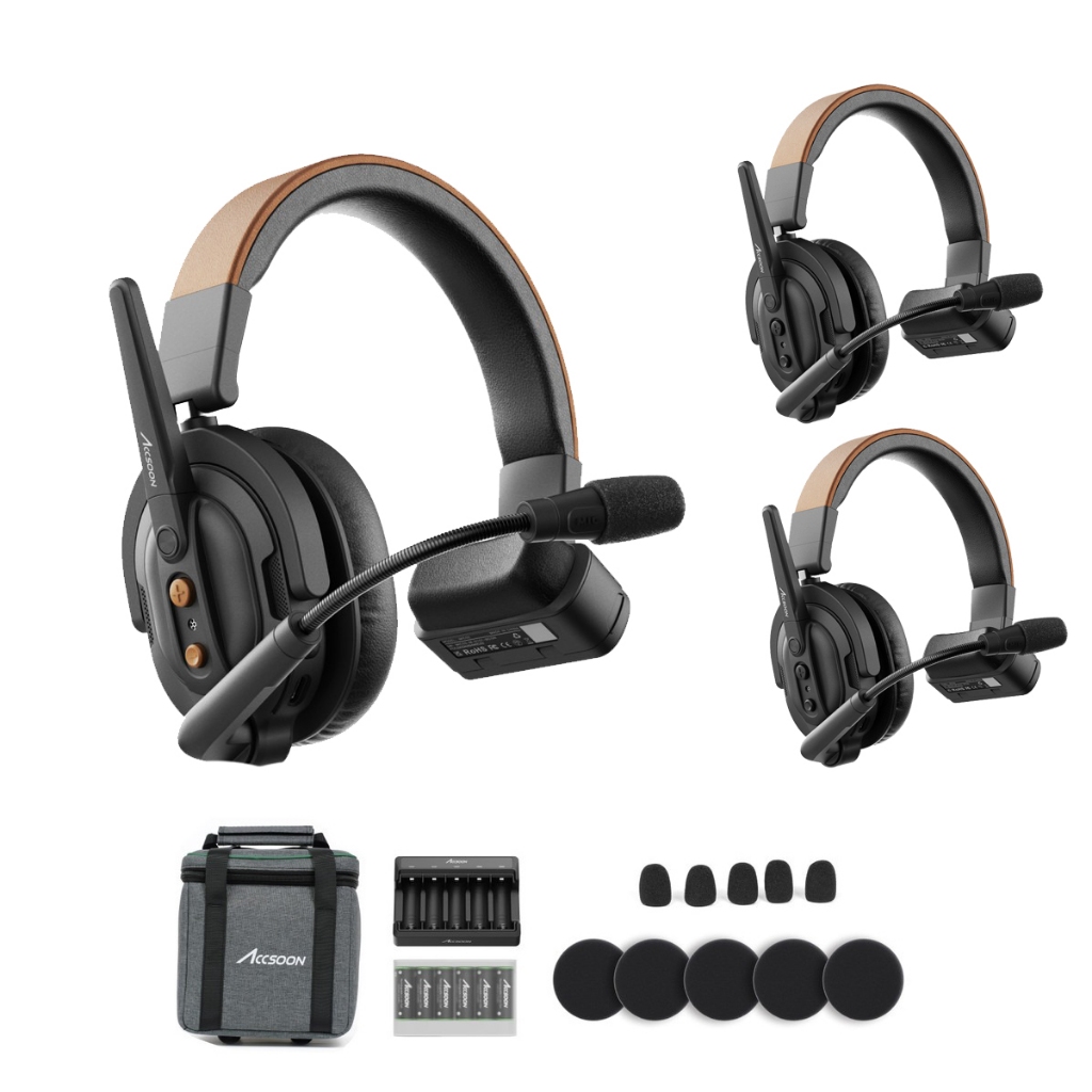 Wireless Intercom Accsoon CoMo SE 1 Host 2 Receiver Kit