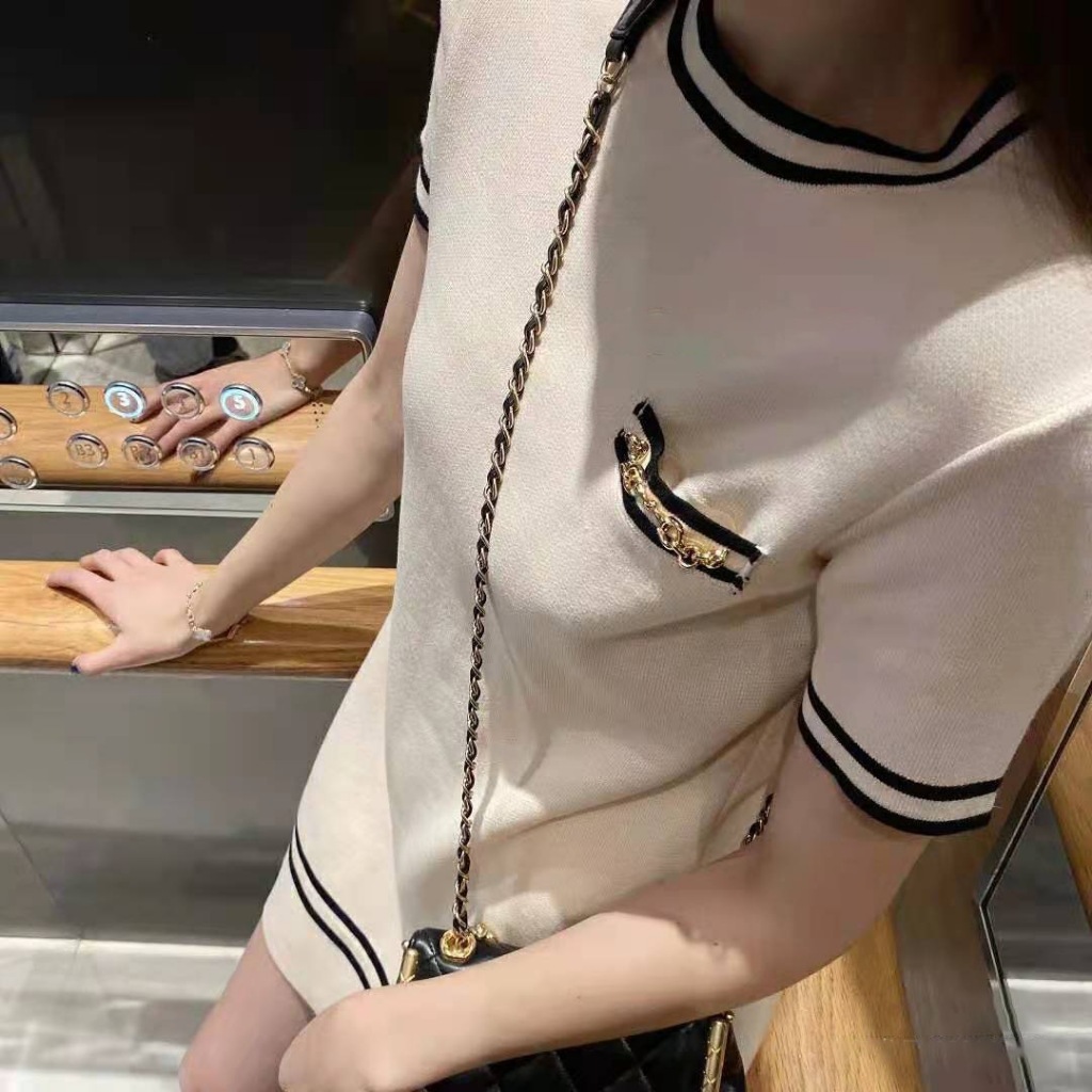 SHOP_MKL🌿เดรสเเฟชั่นใหม่ สไตล์เกาหลี เดรสเเขนสั้น คอกลม เเฟชั่นผู้หญิงมาใหม่#3175 - รูปที่ 5