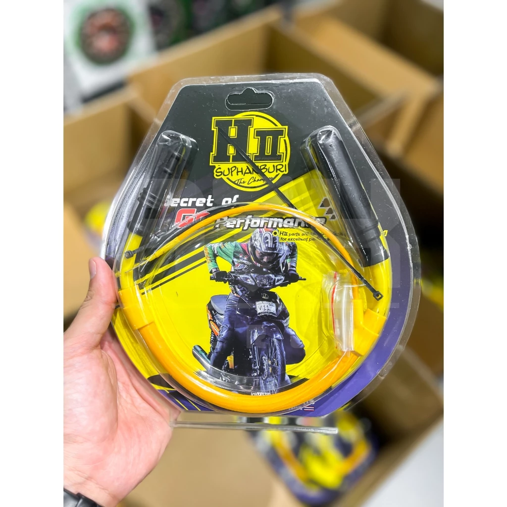 สายคอยล์แต่ง เฮงสุพรรณ สายคอยล์คาร์บอน Lead / Giorno / PCX