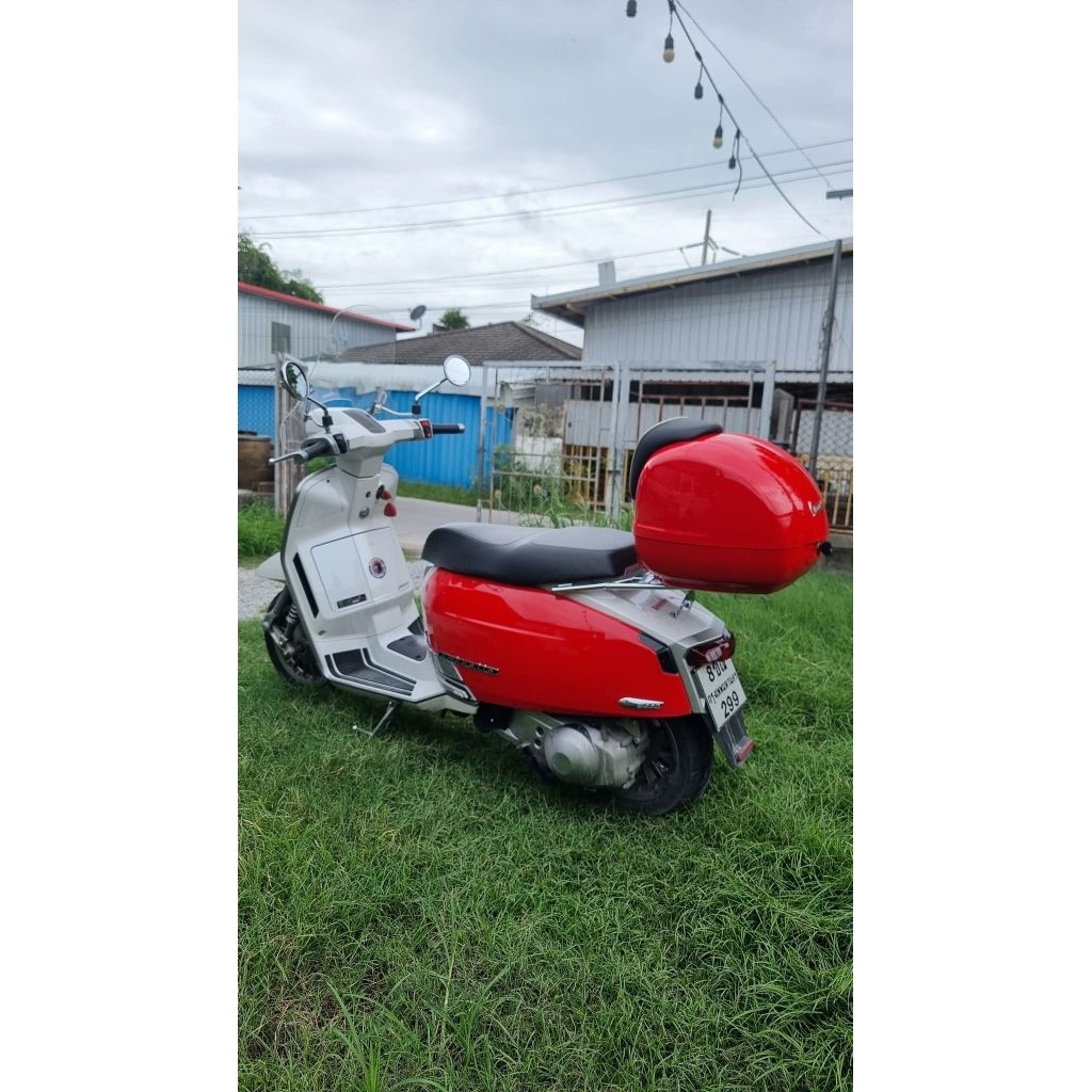 ตะแกรง​หลัง​ topbox​ สำหรับ​ติดกล่องเวสป้า Lambretta​ G350​