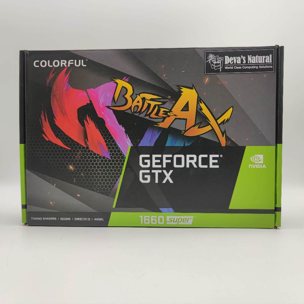 การ์ดจอ GEFORCE VGA COLORFUL Battle-AX GTX1660SUPER/6GB Geforce Nvdia 1660 SUPER 1660super GTX หมดปร