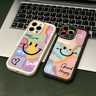 แฟชั่นกราฟิติ ที่มีสีสันยิ้มใบหน้านุ่ม เคส For Samsung A55 A54 A53 A52s A52 A51 A50 A30s A50s A34 A15 A14 A04s/A13 M12