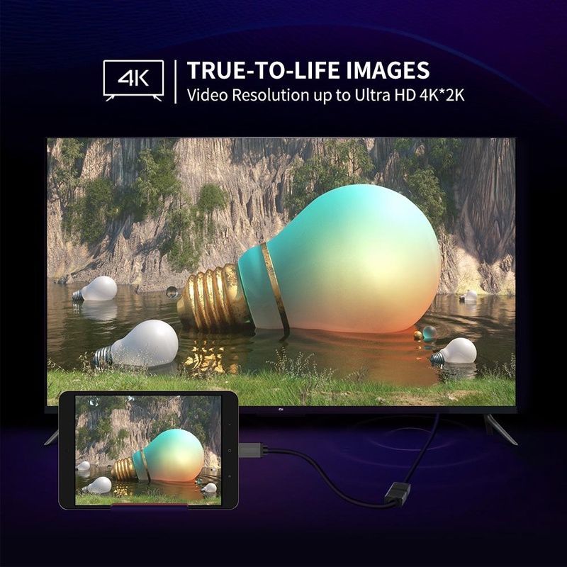 ⚡ส่งจาก กทม⚡Jasoz สาย Mini HDMI to HDMI 2.0 4K Adapter, 4K 60Hz,1080p 240Hz, for Camera,Laptop - รูปที่ 3