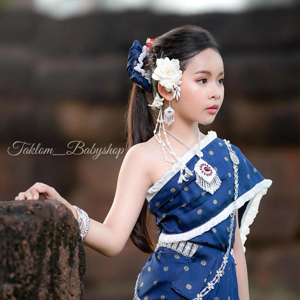 จอนหู จอนหูดอกไม้ กรรเจียกจอน จอนหูดอกไม้ดินปั้น งานดินปั้น จอนหูใส่ได้ทั้งผู้ใหญ่และเด็ก พร้อมส่ง