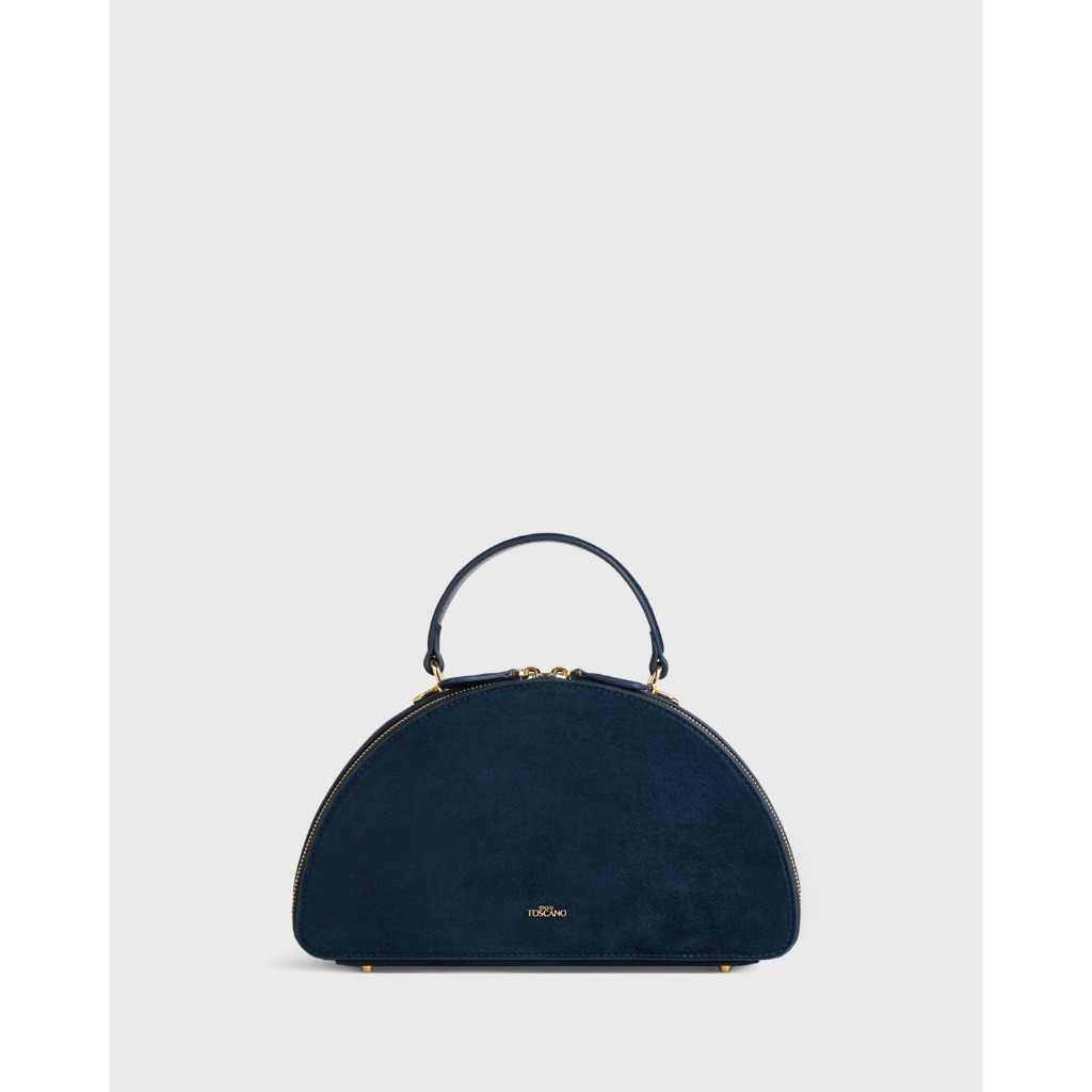 Tocco Toscano Luisa Train Case กระเป๋าถือผู้หญิง หนังกลับ Suede ดีไซน์หรูหรา ทรงสวย ใช้ได้ทุกโอกาส ราคา ถูกที่สุด ดีลบีเคเค แกลเลอรีภาพที่ 2