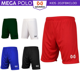 กางเกงฟุตบอล เด็ก WARRIX KIDS ขาสั้น เอวยางยืด พร้อมเชือก 1509K 202FBKCL00