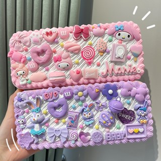 แพ็ควัสดุ DIY วิปครีมเทียม น่ารัก กล่องเครื่องเขียนครีมหมากฝ…