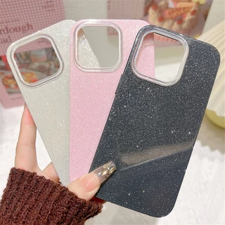 กลิตเตอร์ เคส for เคสไอโฟน 13 iphone 11 12 14 15 Pro Max เคสไอโฟน 16 pro max iphone 15 กันกระแทกกรณีฝาครอบ มาการอง case