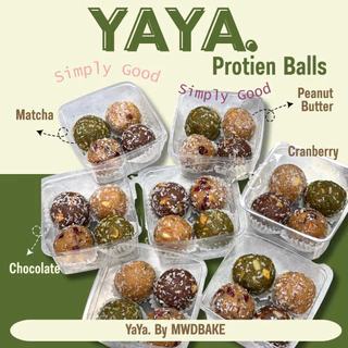 ขนมคลีน โปรตีนบอล Energy Bites รวม 4 รสชาติ (ไม่มีน้ำตาล อิ่มท้อง โปรตีนสูง) **ได้รับสินค้าแล้วนำแช่ตู้เย็นทันทีก่อนรับป