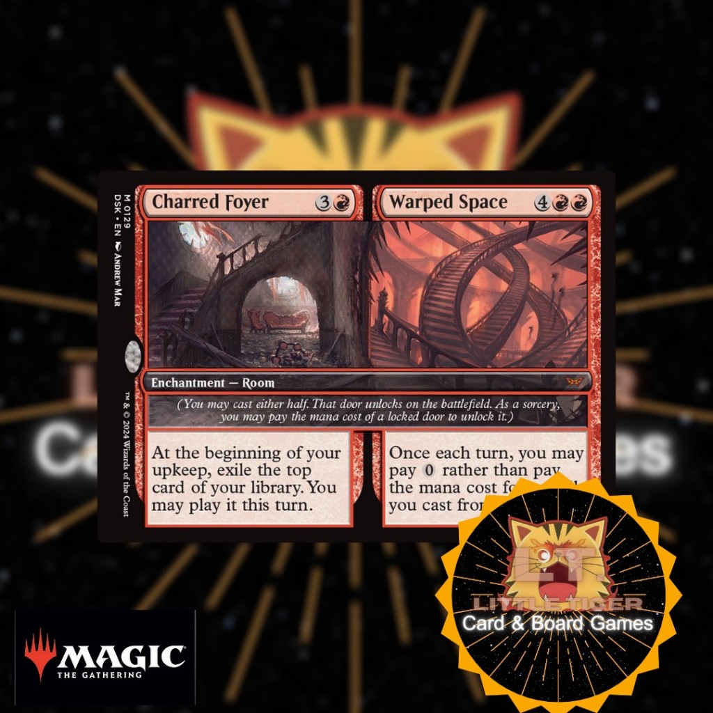 [MTG] [DSK] M#129 Charred Foyer/ Warped Space [Non-foil]