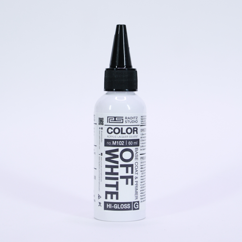No.M102 OFF WHITE G (Hi-Gloss) , UF (Ultimate Flat)