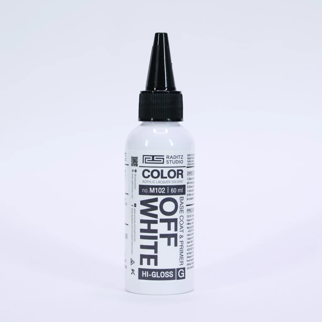 No.M102 OFF WHITE G (Hi-Gloss) , UF (Ultimate Flat)