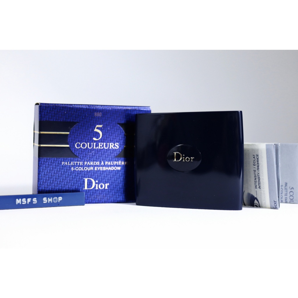 [Vintage] C h r i s t i a n D i o r Couleurs 5-Colour Eyeshadow Compact No.880 Gris VIP - เครื่องสำอ