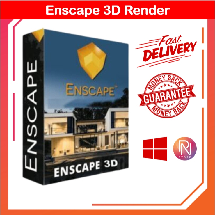Enscape 3D v4.x -2025 [Win/Mac] + Assets Library [10GB] ปลั๊กอิน Render 3D
