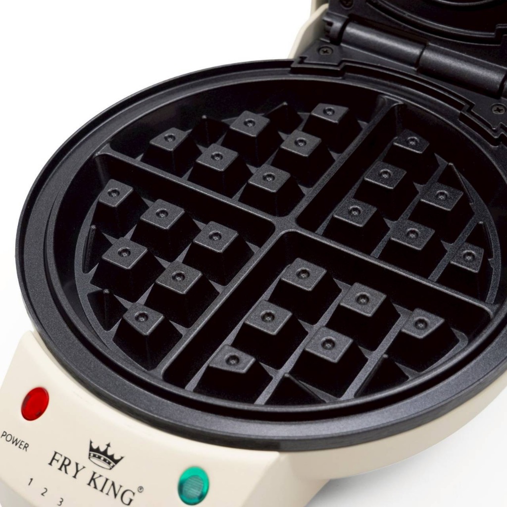 FRY KING รุ่น FR-WS03 เครื่องทำวาฟเฟิลไฟฟ้า 950W เปลี่ยนถาดได้ 2 แบบ (วงกลม / 3 หลุม) เคลือบ Non-stick ใช้งานง่าย - รูปที่ 6