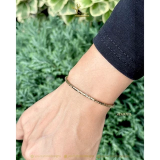 สร้อยข้อมือ " เฮมาไทต์ Hematite " มีหลายดีไซน์ กำไลหินนำโชค เสริมโชค