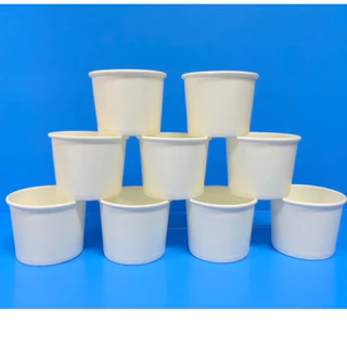 แก้วกระดาษเคลือบ PE (สีขาว) (one side) 4oz.6.5oz.8oz.12oz.16oz.22oz. ยกลัง(ไม่ติดหู)(มีติดหู)