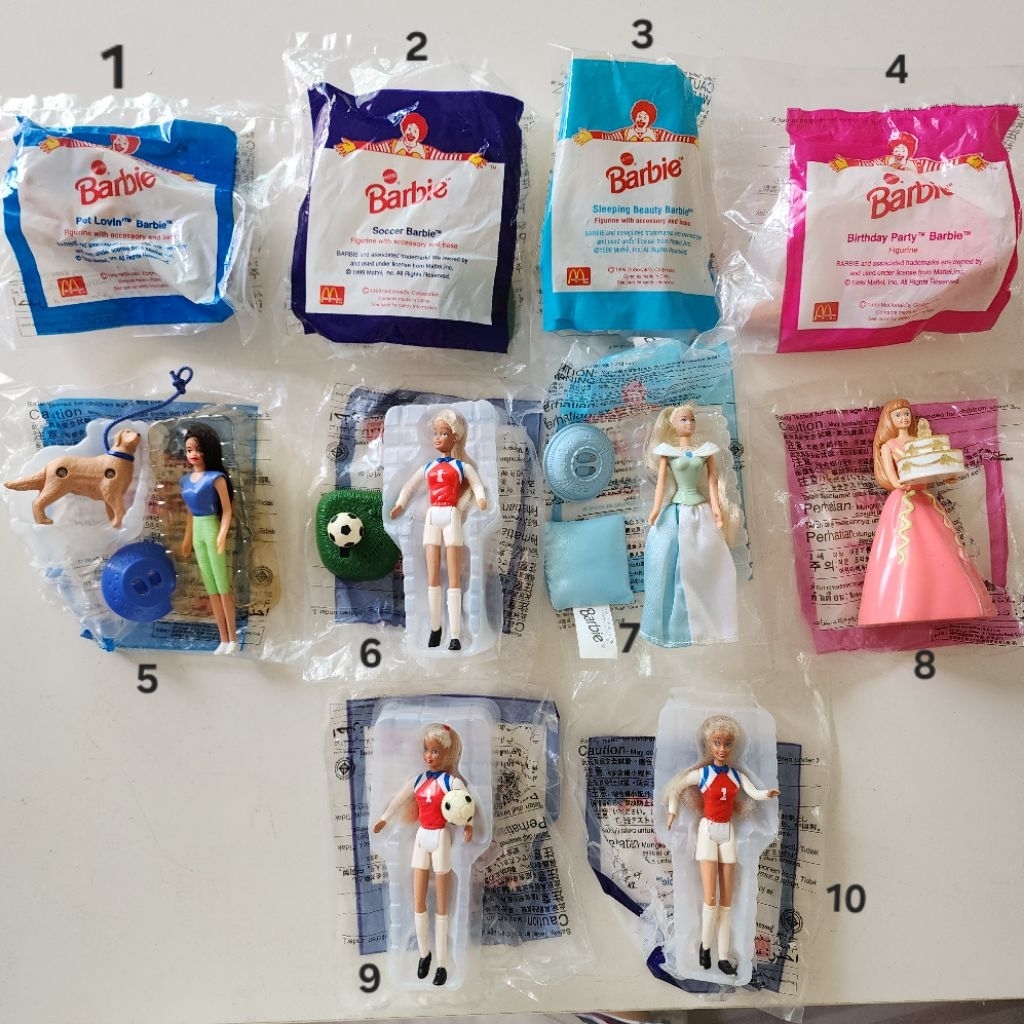 Barbie mcdonald บาร์บี้ ของเล่น mcdonald