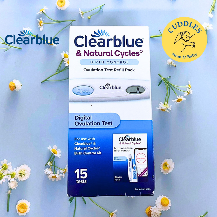 (Clearblue) Natural Cycles Birth Control Ovulation Test Refill Pack, 15 Digital Ovulation Tests ทดสอ