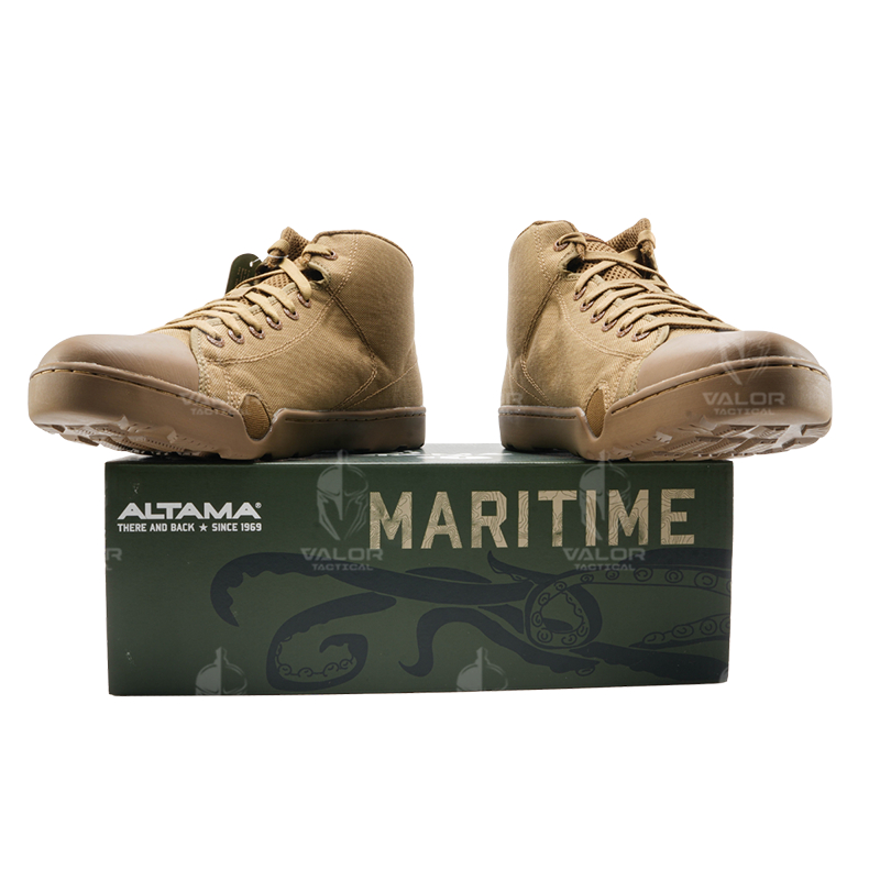 Altama – Maritime Mid Wide [Coyote] รองเท้ายุทธวิธี มีรูระบายน้ำ และที่ล็อกตีนกบ รองเท้าผ้าใบ ผู้ชาย เบา กระชับ คล่องตัว ราคา ถูกที่สุด ดีลบีเคเค แกลเลอรีภาพที่ 8