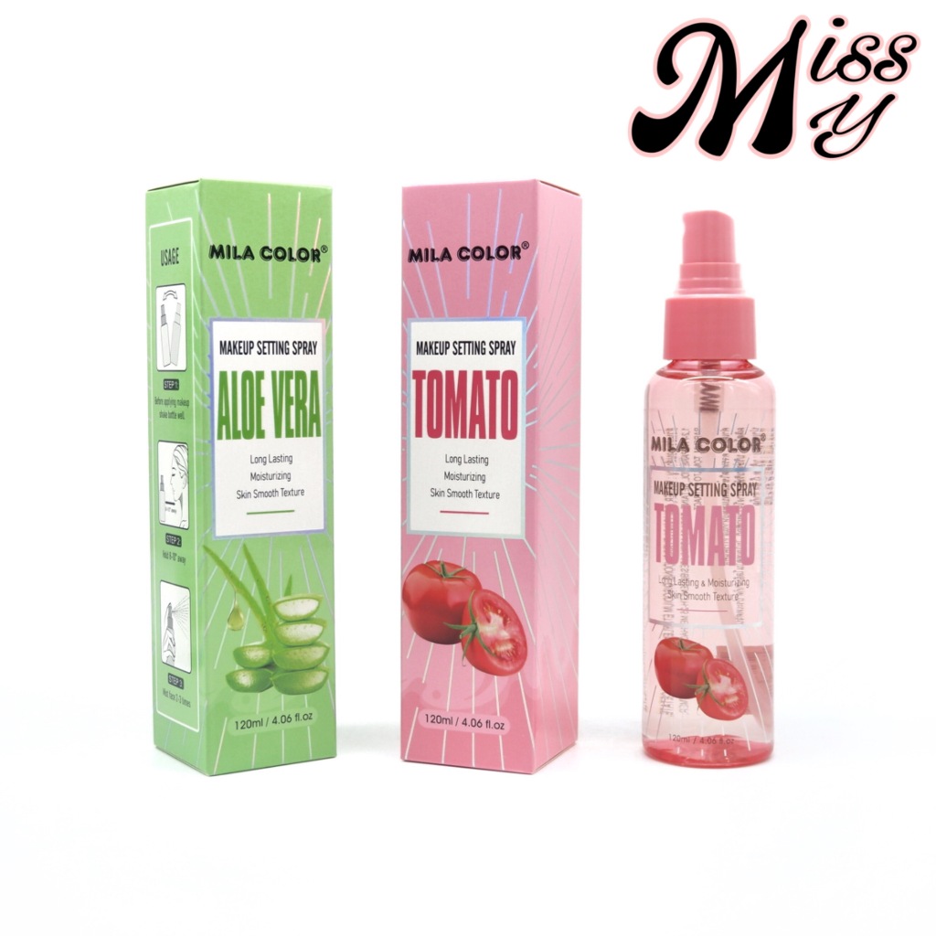 Mila Color Makeup Setting Spray สเปรย์ล็อกเมคอัพ ลดการเกิดสิว ให้ผิวหน้าชุ่มชื้น