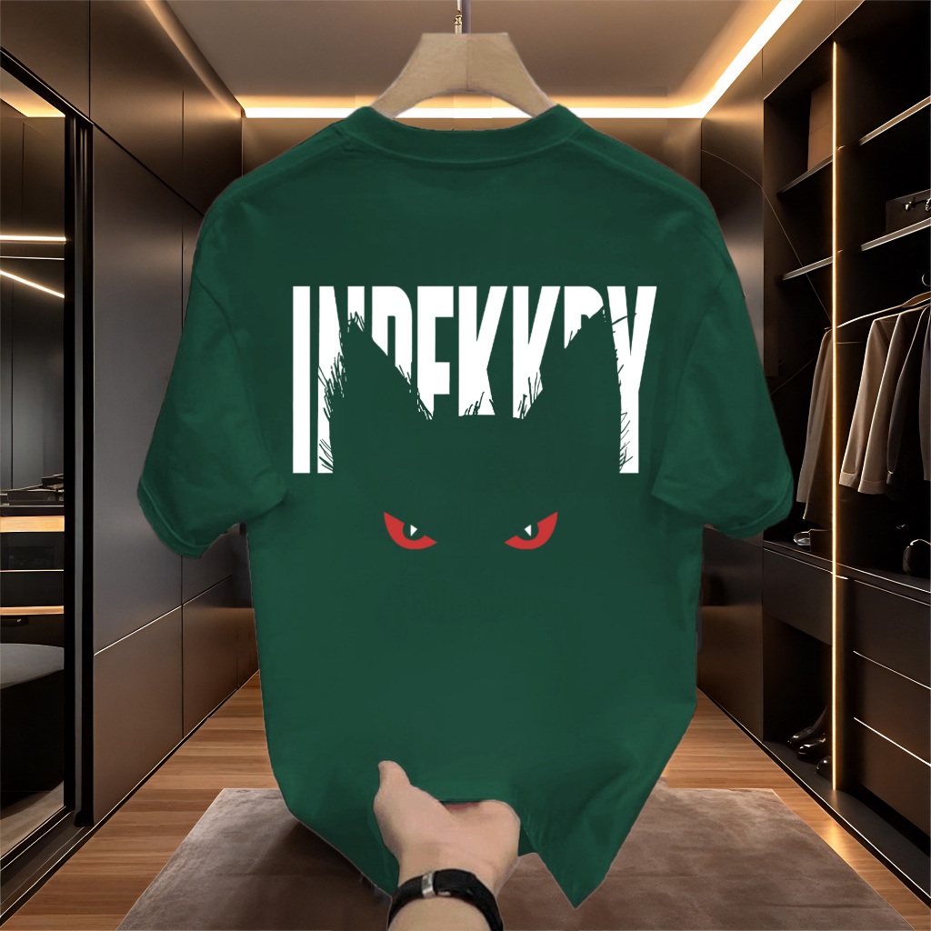 Sea.Tee เสื้อยืด เสื้อยืดคอกลมแฟชั่น ผ้าCotton 100% Oversize ใส่สบาย ไม่ต้องรีด “INDEKKDY CAT” S-3XL ราคา ถูกที่สุด ดีลบีเคเค แกลเลอรีภาพที่ 4