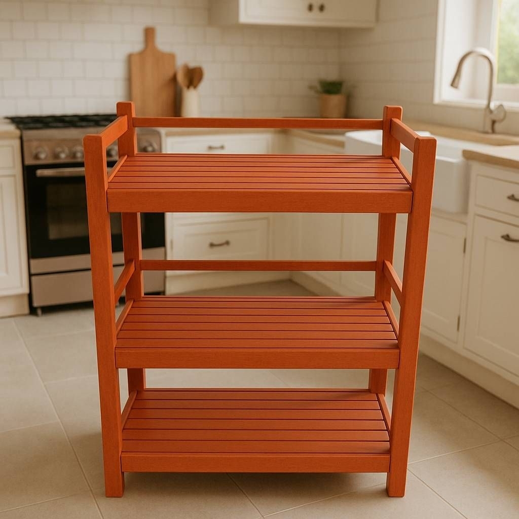 ส่งด่วน ชั้นวางของ ชั้นไม้ รนญ 60*38*80ซม - รูปที่ 5