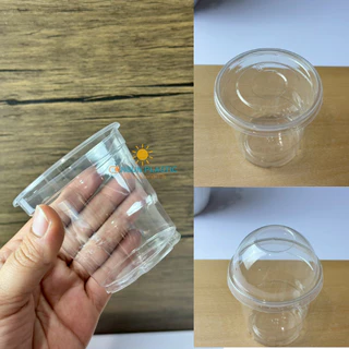 ถ้วยเบเกอรี่ใสPET ขนาด8ออนซ์ Vandapac ปาก78mm.50ชิ้น/เเพ็ค ถ้วยไอศกรีม ใส่ขนมหวาน