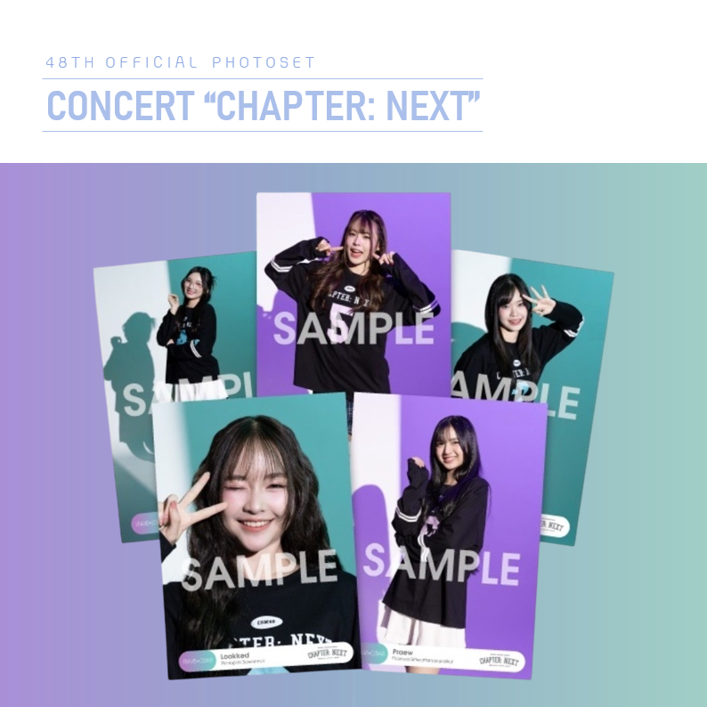 [ใบเศษ] BNK48 CGM48 Concert "CHAPTER: NEXT" Photoset