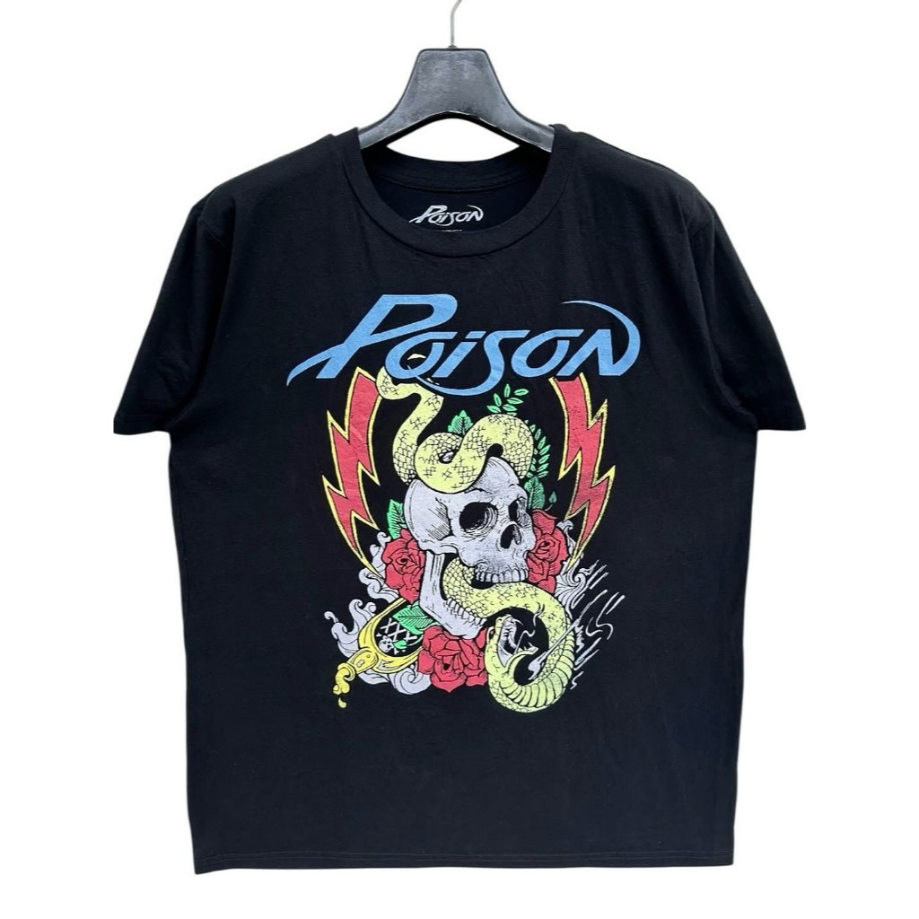 Poison เสื้อยืดวงดนตรี (สภาพดี)