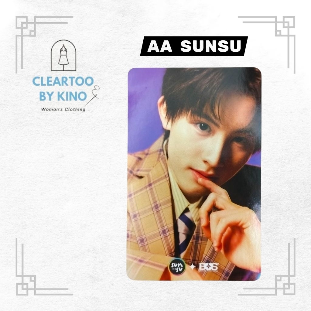 การ์ด Sunsu x BUS AA (สูทครึ่งตัว) 🩵✨