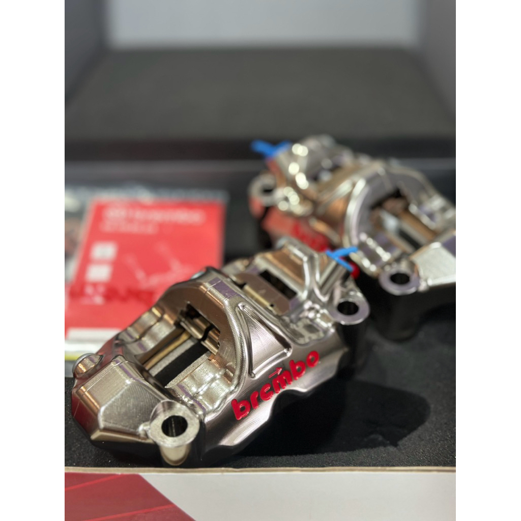 ชุดปั้มล่าง BREMBO GP4RX 100mm. Nikle (สินค้านำเข้าแท้จากผู้ผลิต)