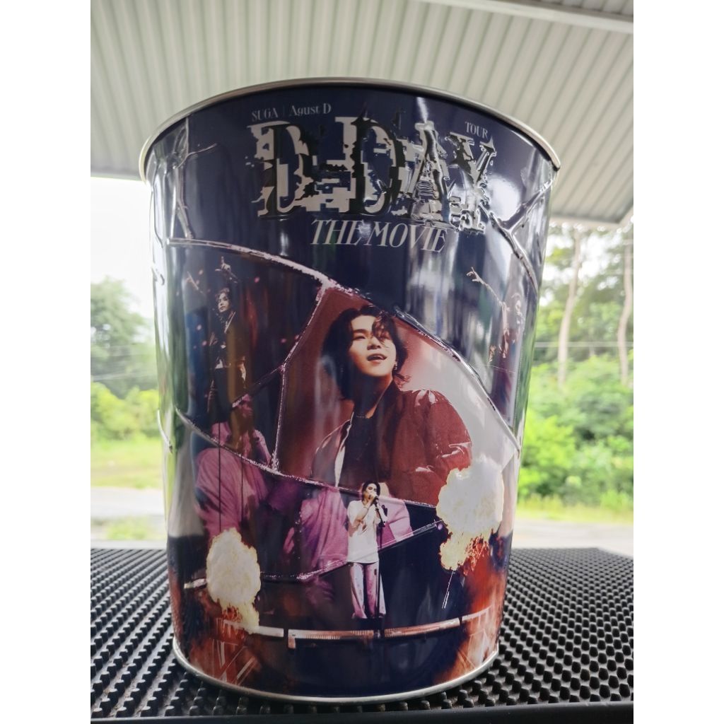 พร้อมส่ง ถังป็อปคอร์นD-DAY THE MOVIE SUGA