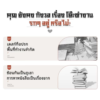 8.8🎁BLOOM ชั้นวางของบนโต๊ะ ชั้นหนังสือ ชั้นจัดระเบียบบนโต๊ะทำงาน ที่วางของบนโต๊ะ ชั้นเก็บของ จัดระเบียบบนโต๊ะทำงาน