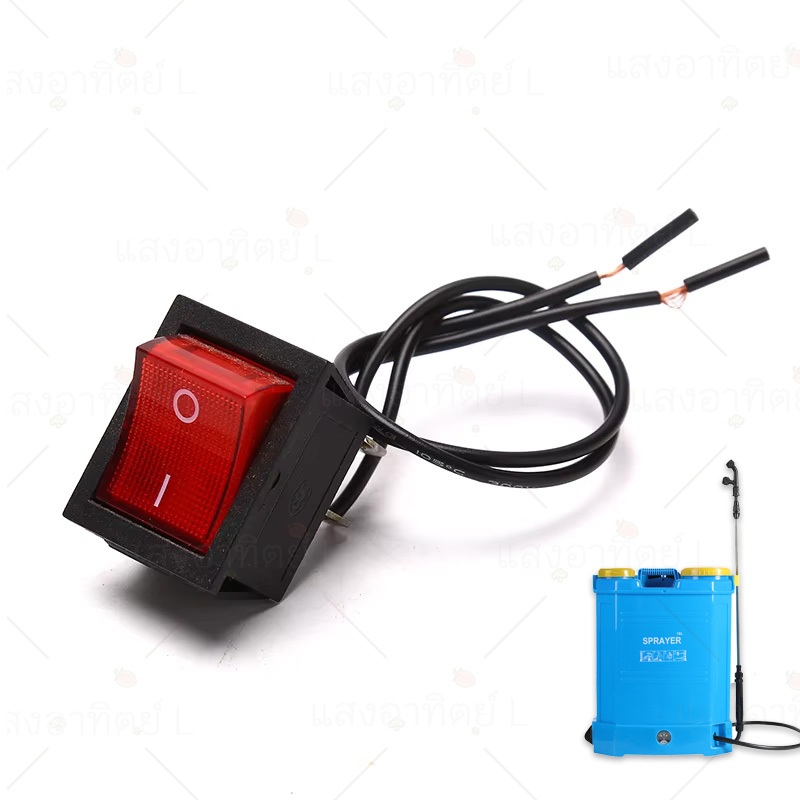 สวิตช์ควบคุมความเร็วไฟฟ้า 12V สวิตซ์ปรับวอลุ่ม เต้าเสียบ รูปที่ 2