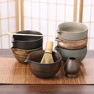 [🔥วัสดุใหม่พิเศษ] ถ้วยมัทฉะ 🇯🇵 ชุดชงมัทฉะ ถ้วยChawan เกรดพิธี ถ้วยชงชาเขียว อุปกรณ์มัทฉะ