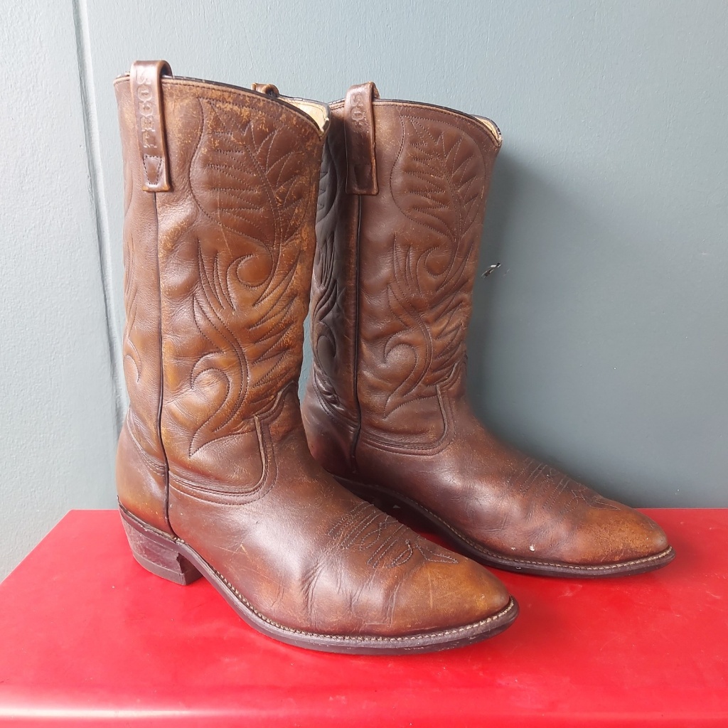 80's Redwing Pecos 9801 12D Cowboy Boots Made in USA 🇺🇸