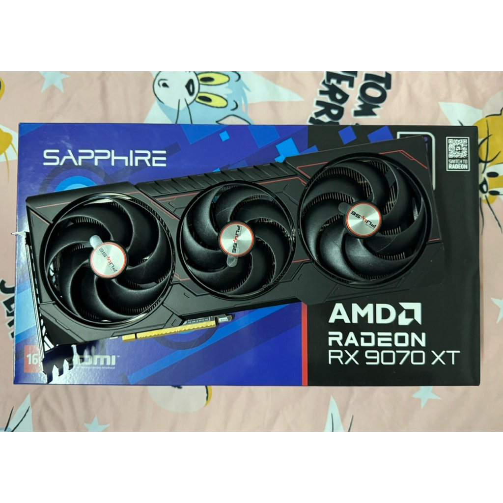 (มือสอง)SAPPHIRE RX 9070 XT PULSE มือสอง ครบกล่อง ใช้งานปกติ