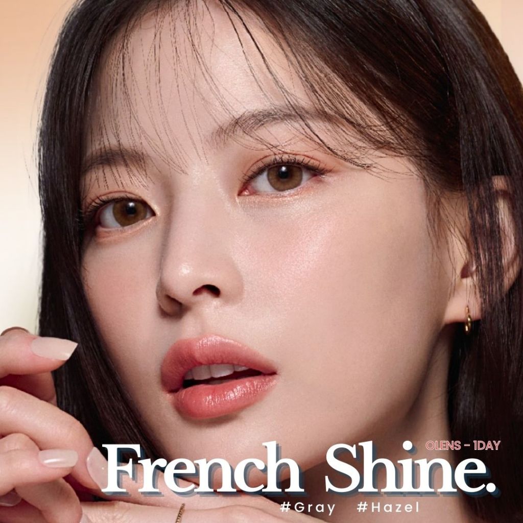 💫🫧(เติมของแล้ว❗️รายวัน/แบ่งขาย) O-Lens รุ่น French shine💫 คอนแทคเลนส์รายวันพร้อมส่ง มีสายตาปกติและค่าสายตา